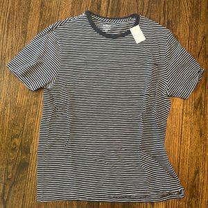 Brand new with tags jcrew pocket tshirt navy stripes